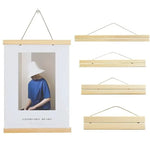 cadre bois moderne affiche photo suspension noir blanc 20cm 30cm 40cm 50cm