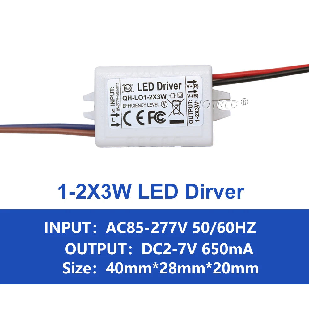 pilote led 600ma 3w 20w blanc moderne adhésif câbles certification rohs symboles sécurité
