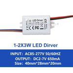 pilote led 600ma 3w 20w blanc moderne adhésif câbles certification rohs symboles sécurité