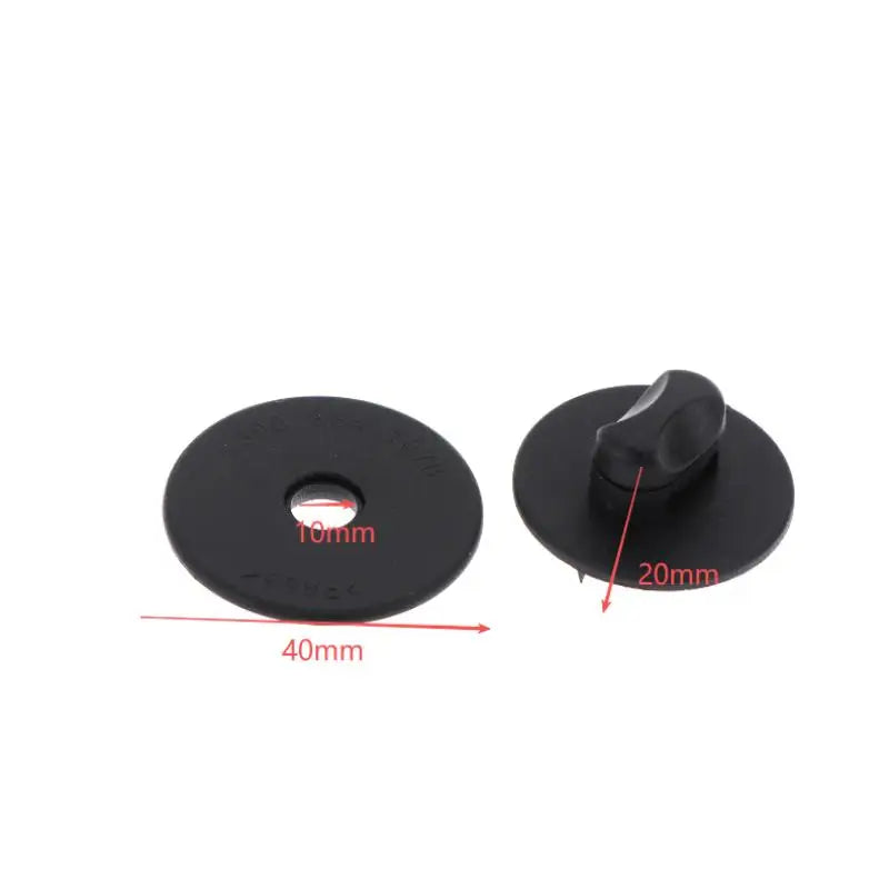 plaque fixation noire pratique voiture diamètre 40mm 20mmSizeModeFixationUtilitaire