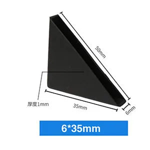 protector angle table noir anti collision adhésif moderne sécurité bébé