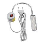 lampe industrielle led bras flexible prise electrique grey blanc fonctionnelle