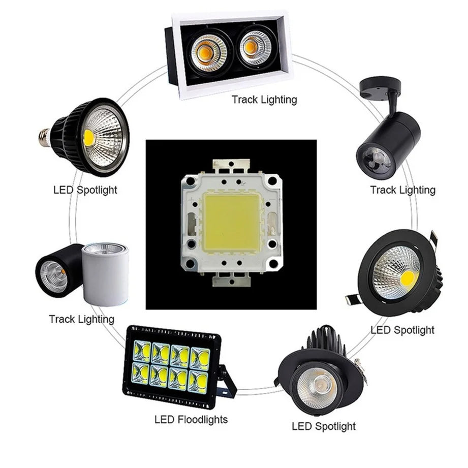 ampoule led 10w 20w 30w 50w 100w blanc chaud froid 120deg oculars exterieur jardin