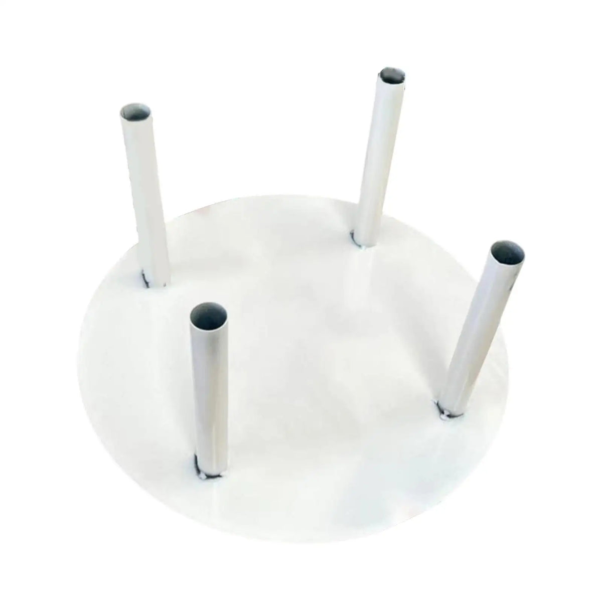 Support fleurs blanc moderne mariage sans marques visible diamètre 20cm