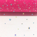 tulle paillettes bleu rose vert violet noir blanc 15cm 10yards polyester décoratif mariage anniversaire