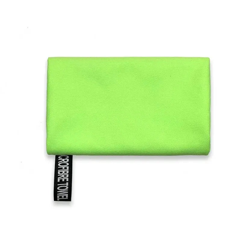 serviette microfibre bleu uni rapide absorption sport moderne elasticité machine laver