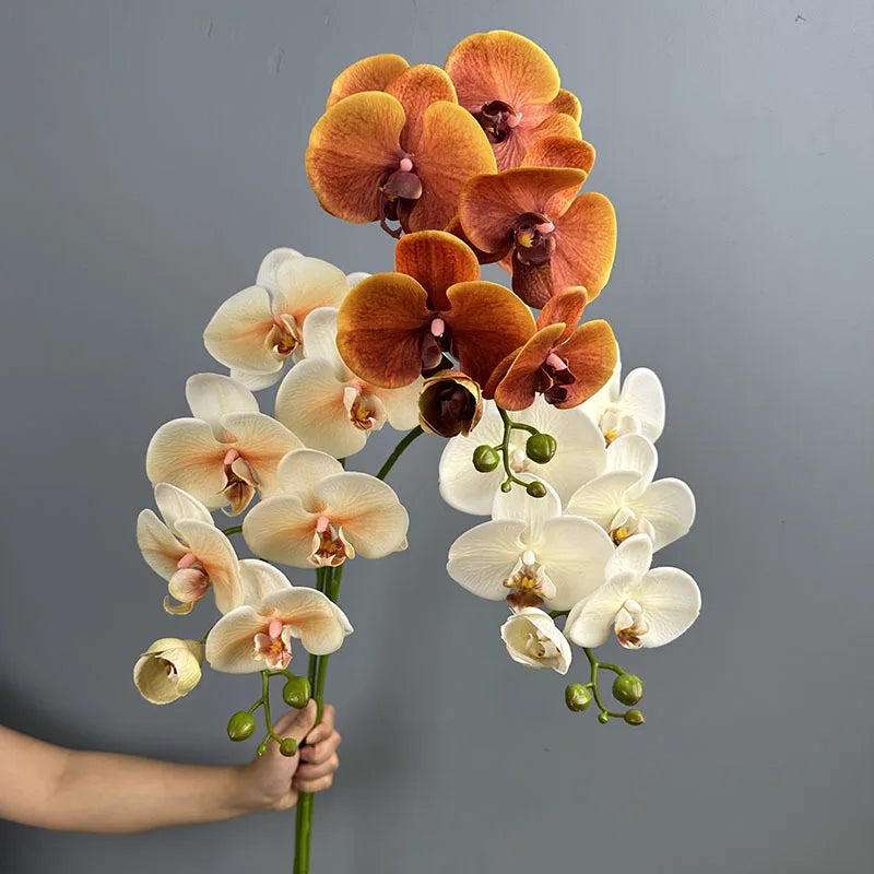 décoration mariage bouquet orchidées artificielles blancs modernes intérieur 94cm