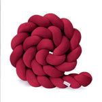 coussin sécurité lit bébé coton doux torsade protecteur berceau décoratif moderne enfant nouveau