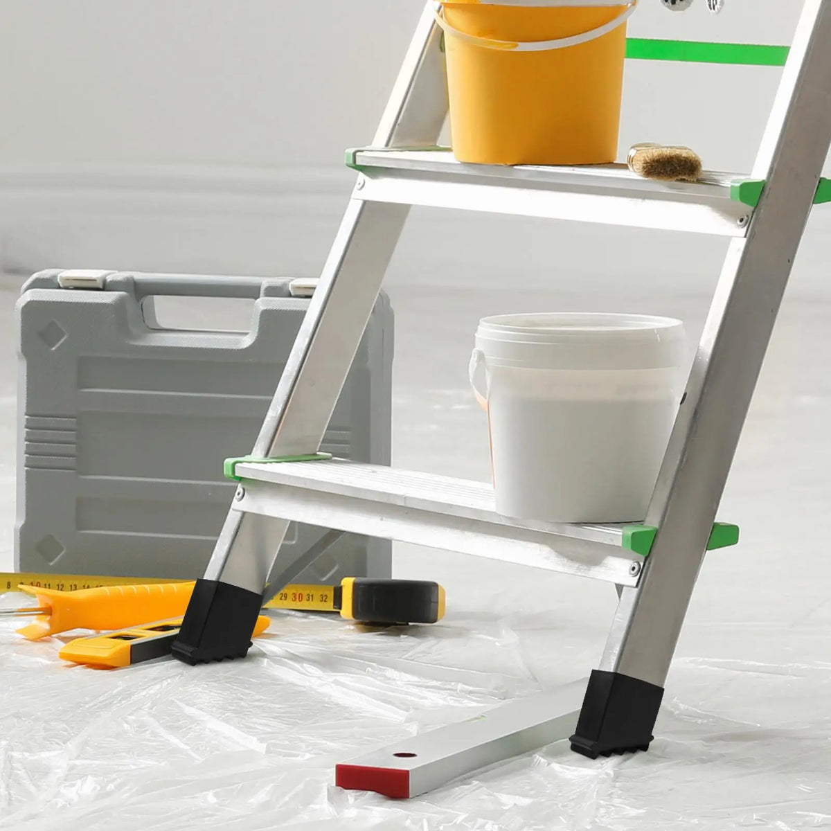 protections pieds ladder antislip picots utilitaires professionnel noirs textiles sécurité travauxiaux