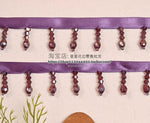 rubans décoratifs pendantes mariage bleu noir rose vert marron beige