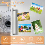 cadres photo magnétiques blancs transparents modernes 4x6 pouces réfrigérateur 12 24 pièces