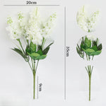 bouquet hyacinthe artificielle violet rose jaune blanc moderne décoration intérieur mariage anniversaire baby shower