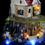 Lumière LED Phare Décoratif Montage LEGO Adulte Non Inclus Blocs Construction