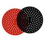 grilles cuisson friteuse air perforées rouge noir modernes clips fixation cuisine