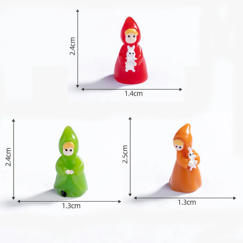 figurines miniatures fée elfe maison licorne jardin résine décoration micro aménagement paysage fantaisie