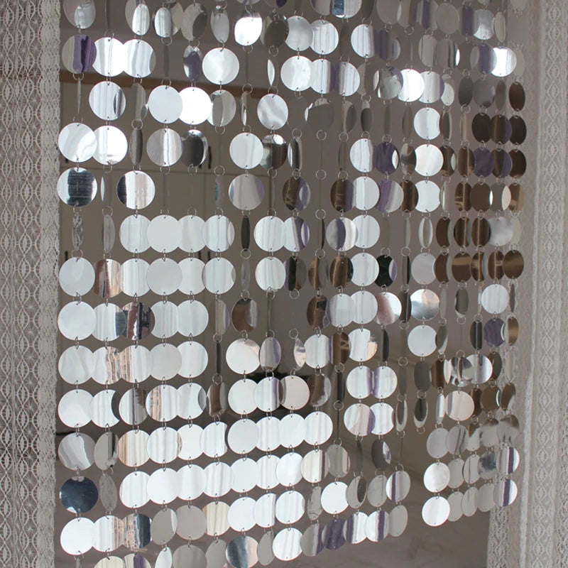 rideau pvc fleur argent violet or moderne décoration intérieur maison