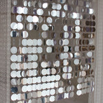 rideau pvc fleur argent violet or moderne décoration intérieur maison