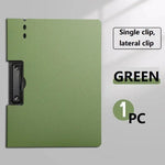 porte documents moderne clips latéraux mat noir bleu vert orange gris rose opaquet