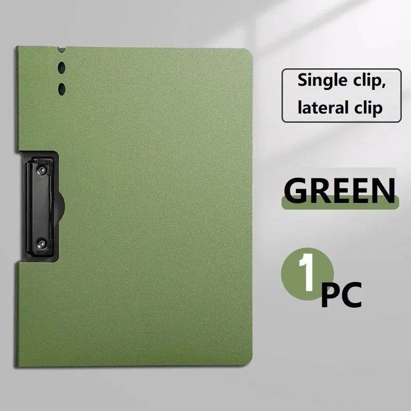 porte documents moderne clips latéraux mat noir bleu vert orange gris rose opaquet