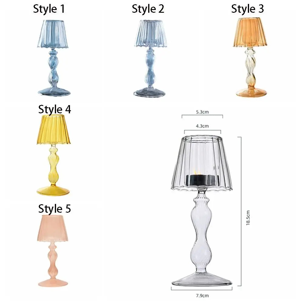 lampe table moderne transparente texture ondulée décoration intérieure contemporain abat jour base fixe