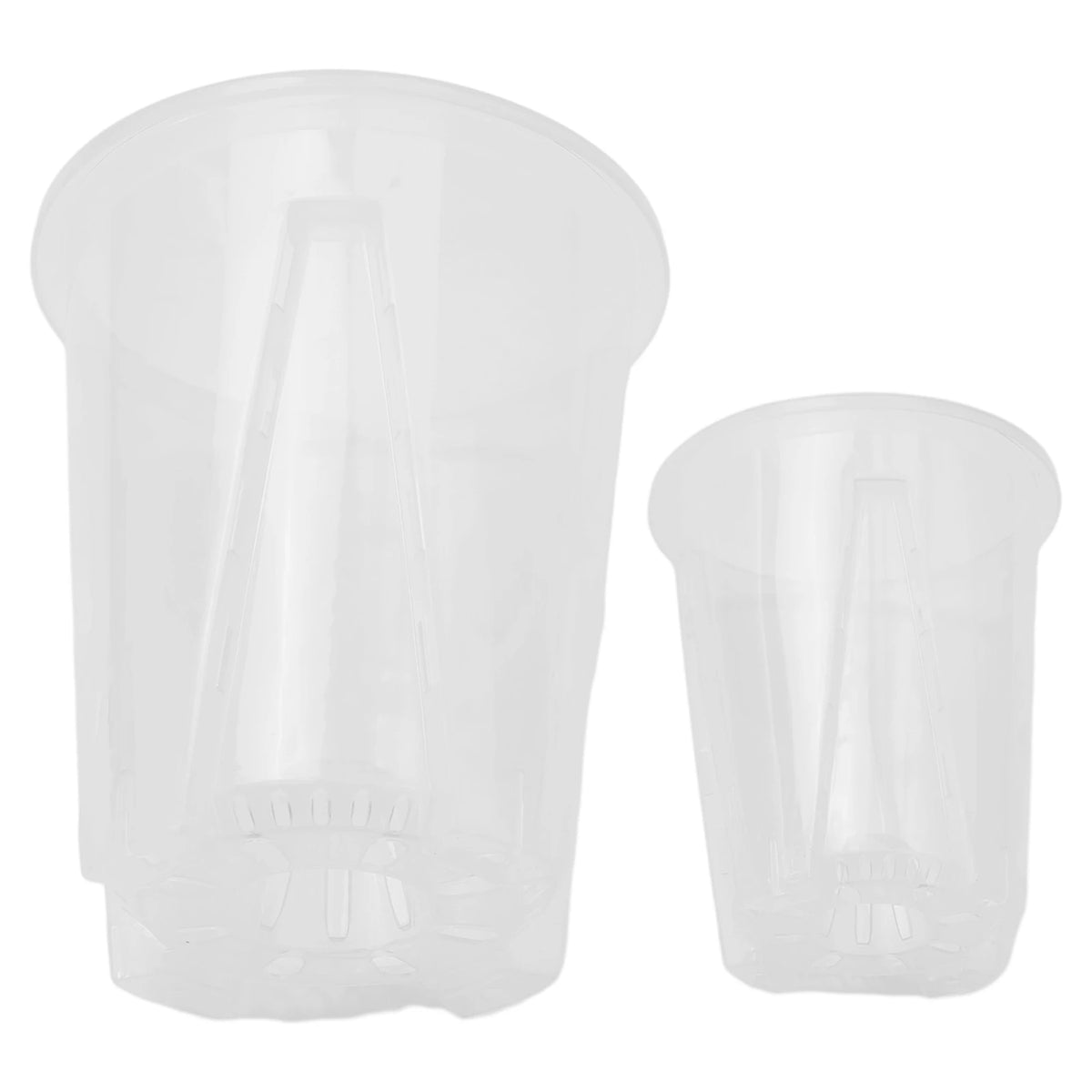 cache pot transparent moderne pot fleur sans motif 10cm 12cm 14cm 16cm ornement