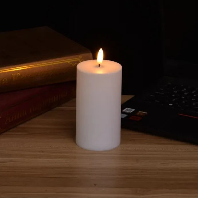 bougies led sans flamme étanches réglables modernes fêtes événements camping 30cm 50000 heures