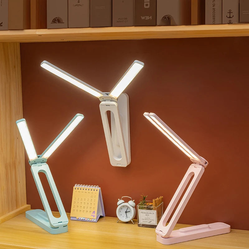 lampe pliable moderne blanc rose bleu adhésif 3m minimaliste ledfluxlumineuxsourceenergieplastiqueABS
