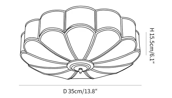 plafonnier led moderne cuivre blanc doré ressort coquillage lumières 90 260v e27