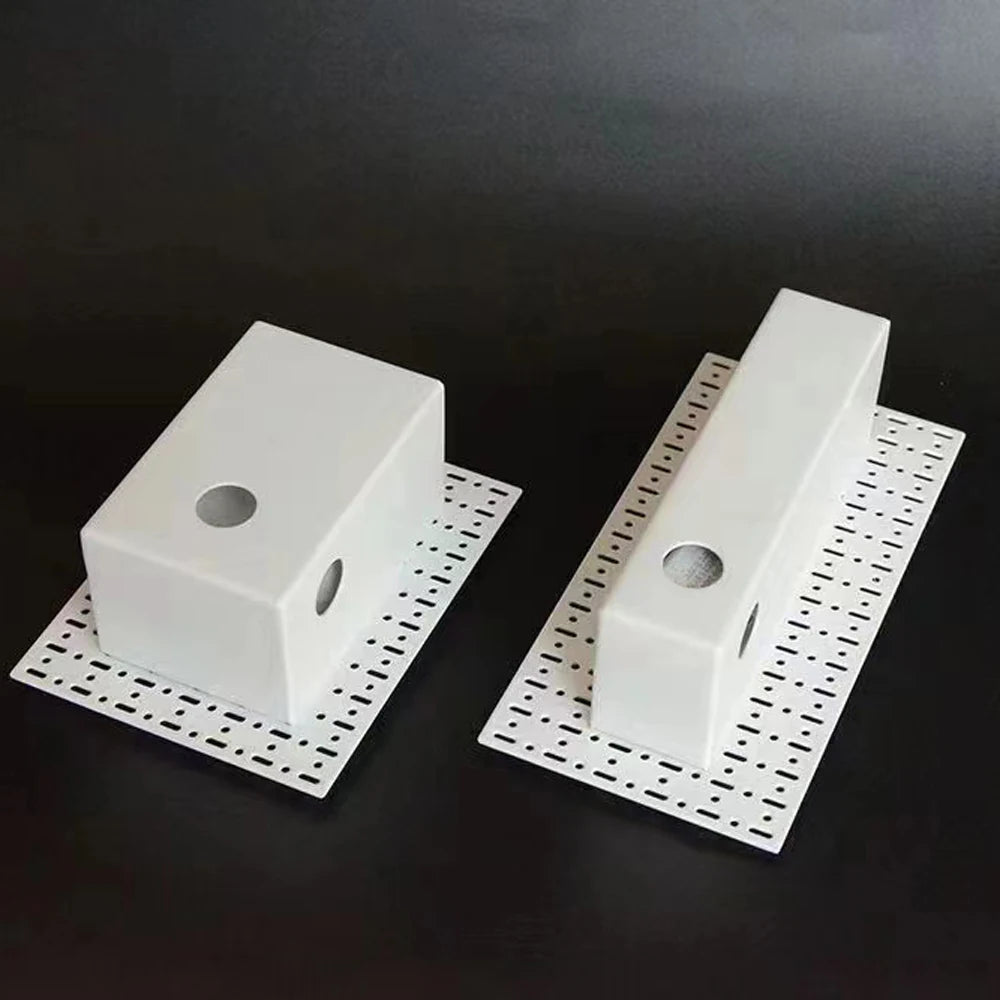 Plaque lumière LED intégrée moderne perforée blanc sensoriel 100 240V