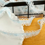 ruban dentelle fine rose blanc violet classique élégant satin polyester blanc noir rougit opacité