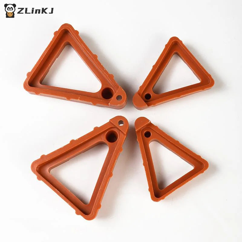 pieds pot fleurs orange triangle pratique grands petits eyelets robustes