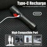 lampe torche lampe frontale rechargeable haute luminosité éclairage nocturne certification rohs ccc moderne pratique