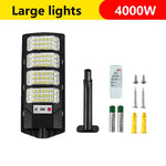 lampe led solaire extérieure ip67 moderne télécommande noir mat capturant mouvement