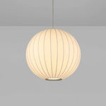 Lampe suspendue moderne blanche rayures noires tissu soie pied métallique fer autonome chambre restaurant