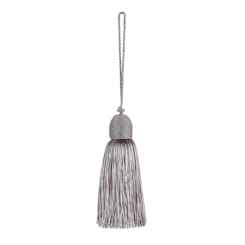 pompon décoratif moderne polyester 28cm blanc doré noir multicolore tissé opaques