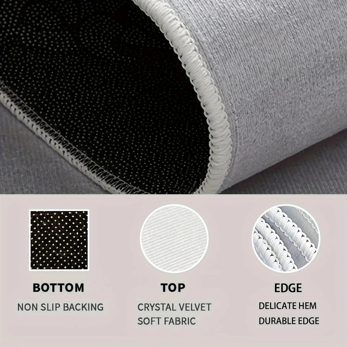 tapis moderne antidérapant extérieur tapis texturé hello imprimé beige vert clair salon entrée durable