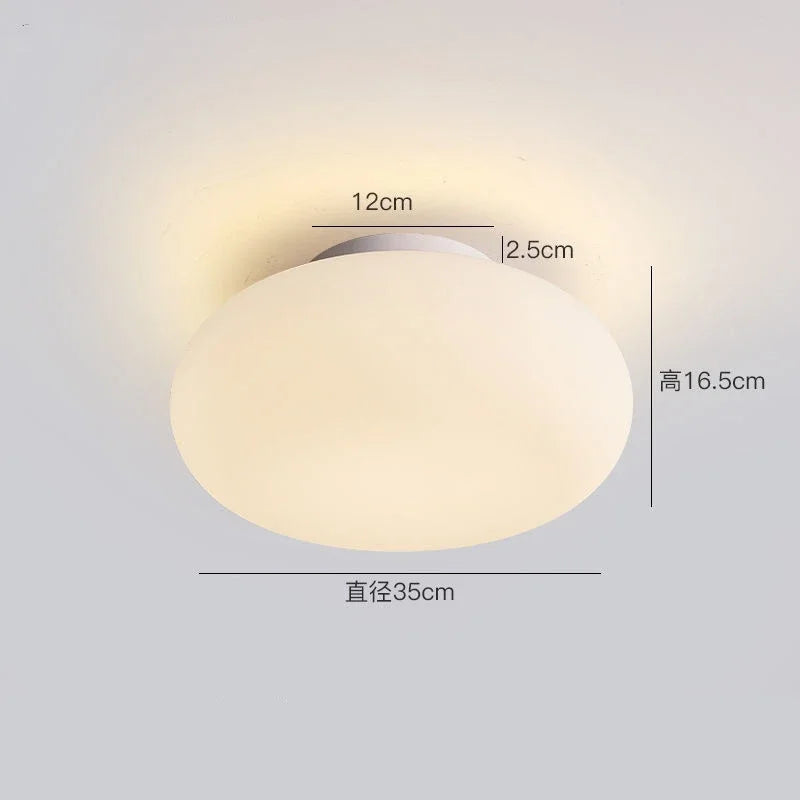 luminaire suspendu ovale moderne acrylique blanc 3000K 6000K salon chambre