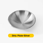 support cuillères bols argent or moderne fixation clips cuisine accessoires rangement vertical minimaliste