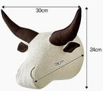 pendants animaux pelucheux bébé chambre décoration éléphant chien cheval buffle