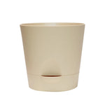 cache pot moderne auto arrosant plastique texture mat couleur bleu rose clairintérieur extérieur