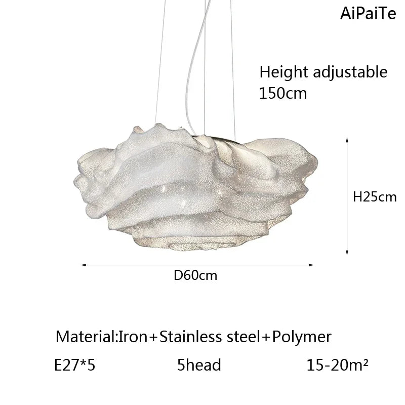 lampe suspendue moderne blanche rose brillante salon chambre