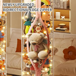 boîte rangement poupées transparente rose clair moderne enfant jouet organizer storage tube DIY