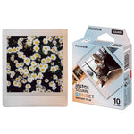 film instantané fujifilm square marbre blanc 10 feuilles compatible sq6 sq10 sp3