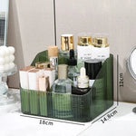 boîte rangement cosmétique transparente rayures verticales moderne minimaliste grilles petites grilles grandes