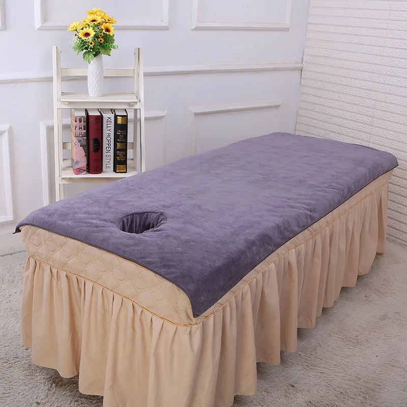 coussin massage rectangulaire microfibre motif quadrillé confortable spa bien être