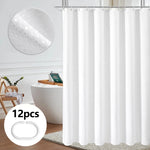 rideau douche waffle moderne minimaliste beige vert gris blanc 12 métalliques opacité variable