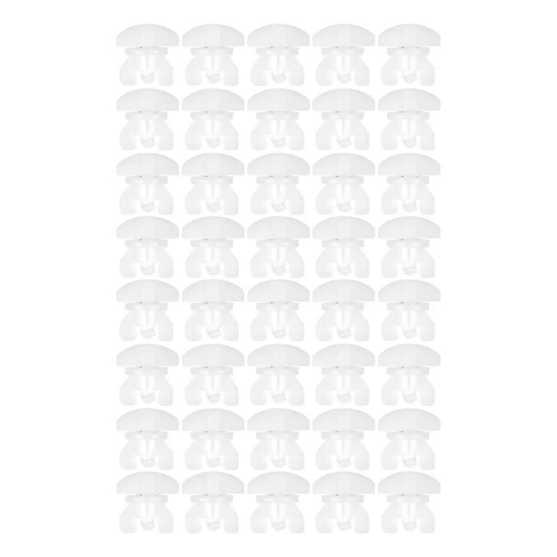 clips fenetre blanc translucide adhésif moderne pratique set 20 pieces