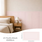 panneau mural moderne autocollant texture bois 45x90cm couleurs vert rose bleu gris jaune olive