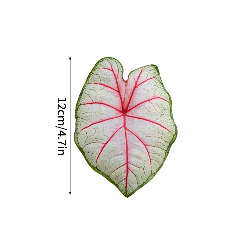 coasters feuilles tropicales vert blanc rose antidérapants moderne protége comptoir cuisine