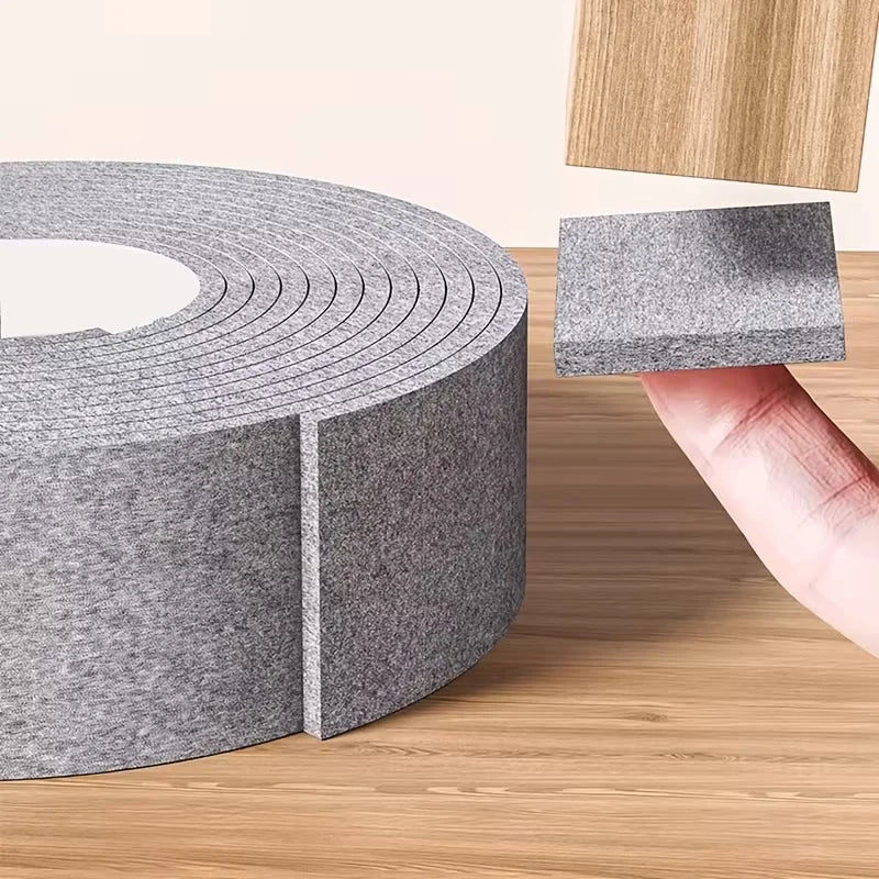 ruban adhésif feutre gris pratique texture tissée antidérapant protection sol utilitaire autoadhésifrollable stripsfeutré